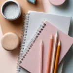 minimalist-flat-lay-back-to-school-supplies-artistic-composition-notebook-pencils-eraser-pastel-background-product-mockup-390684592